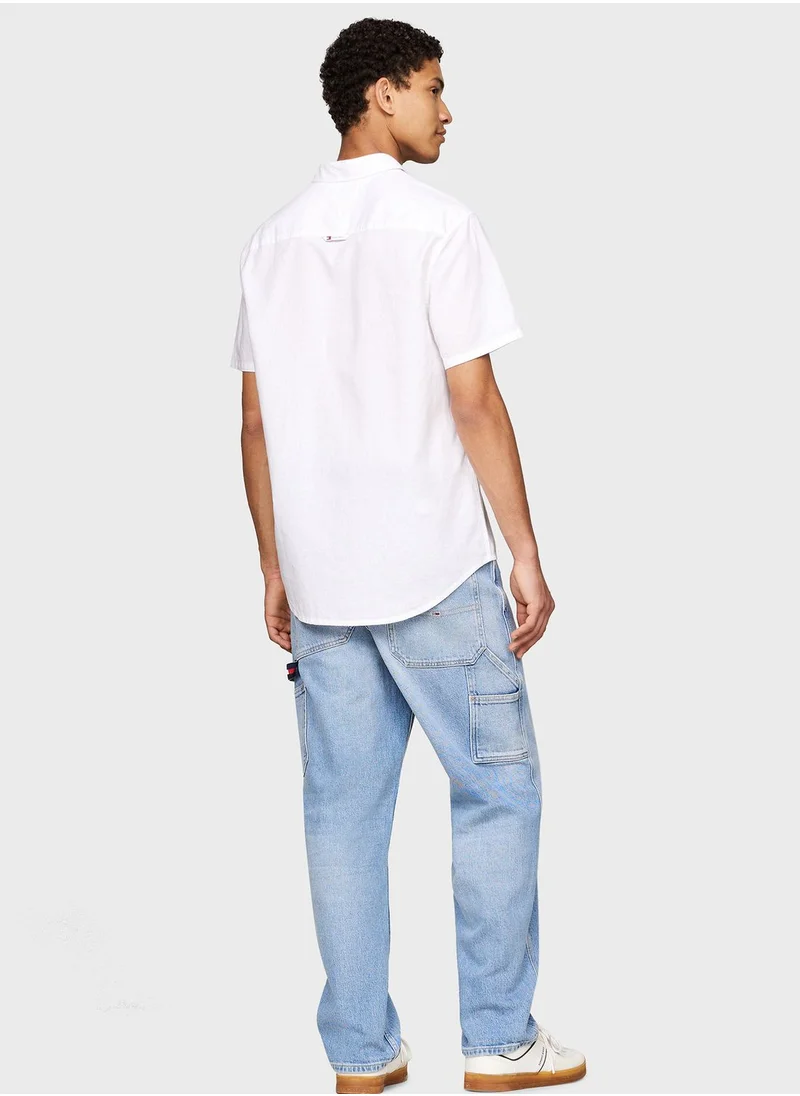 TOMMY JEANS Logo Regular Fit Shirt