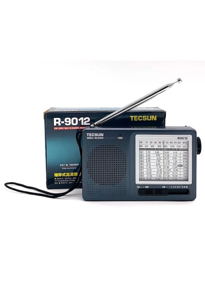 R-9012 Portable Shortwave FM Stereo Analog Radio Black - Image 4