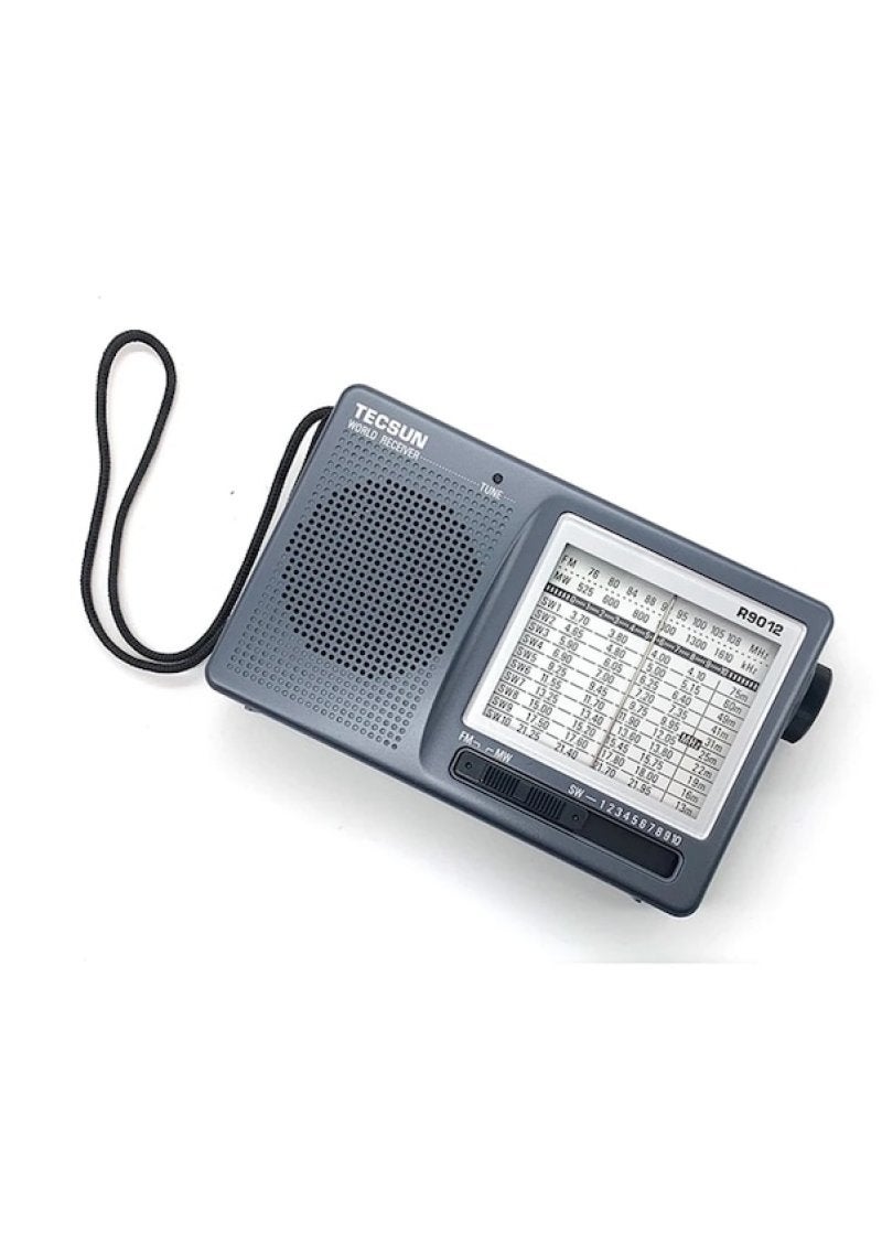 R-9012 Portable Shortwave FM Stereo Analog Radio Black - Image 2