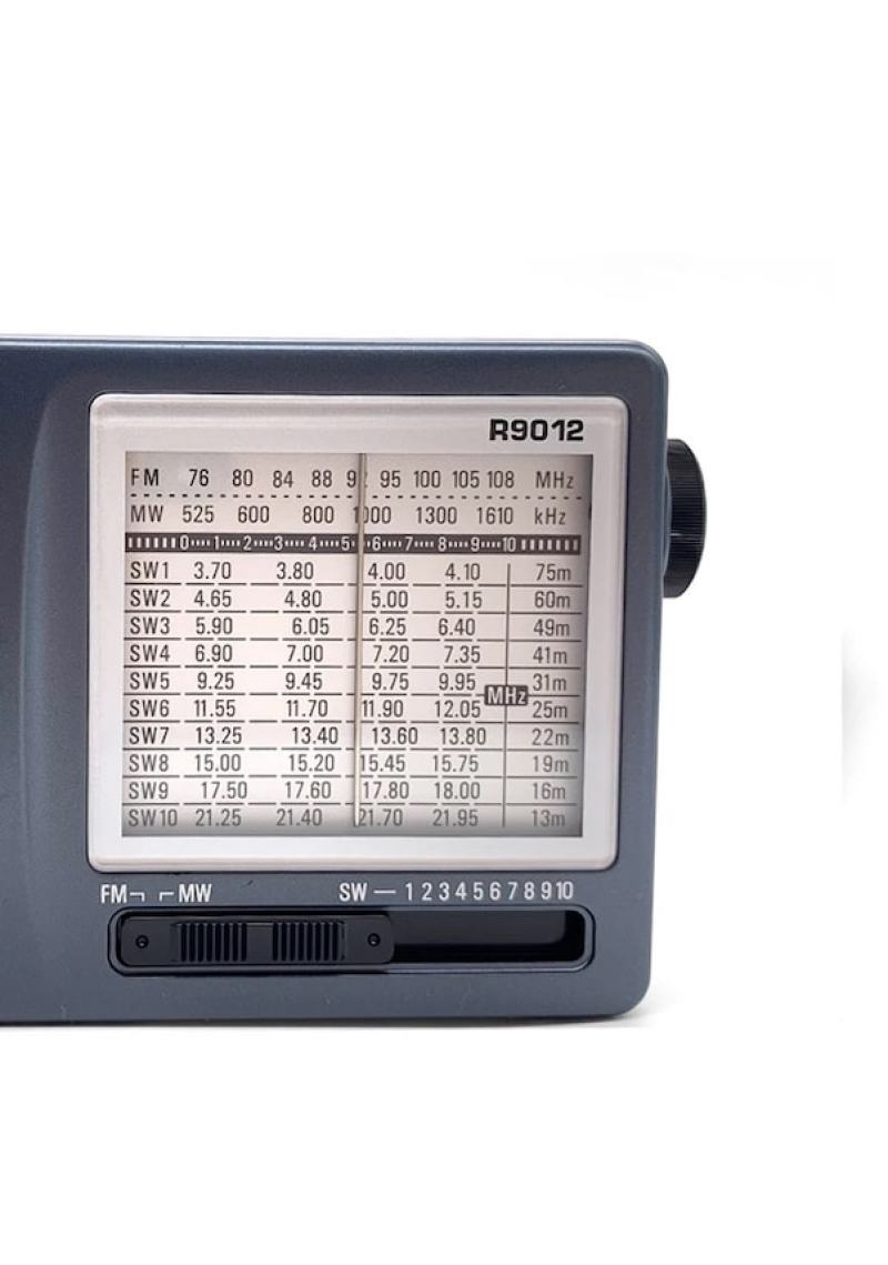R-9012 Portable Shortwave FM Stereo Analog Radio Black - Image 5
