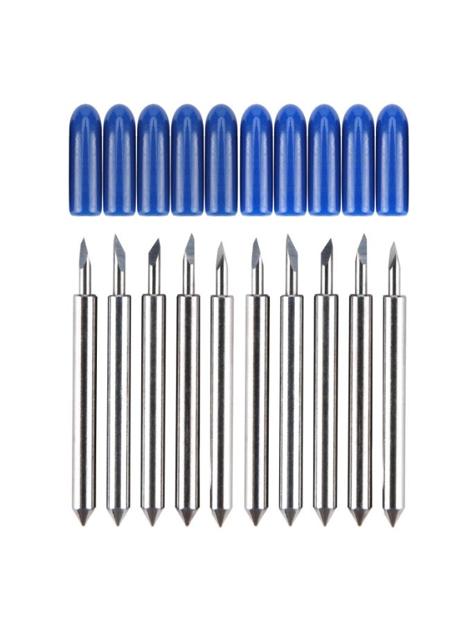 Generic 10PCS Tungsten Steel Lettering Blade Vinyl Cutter Blades for Cutting Plotter(60)  - Image 1