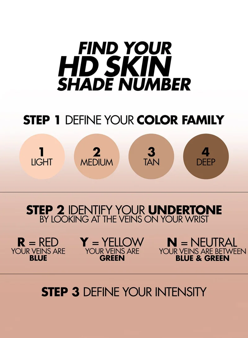 MAKE UP FOR EVER HD Skin Powder Foundation - 2Y36 - Warm Honey