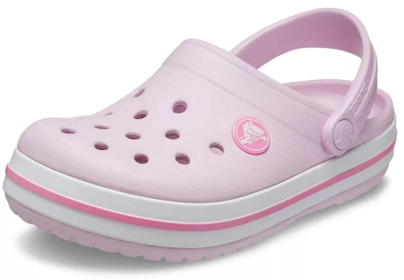 Crocs Unisex-Child Crocband Clogs (Todder Shoes), Ballerina Pink, 5 Toddler - Image 1