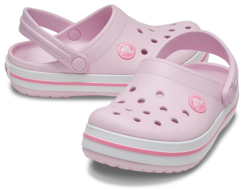 Crocs Unisex-Child Crocband Clogs (Todder Shoes), Ballerina Pink, 5 Toddler - Image 3