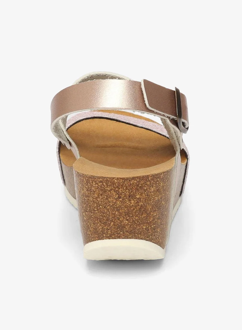 Bayton  Selene Multi Strap Wedge Sandals for Women | Best Price UAE