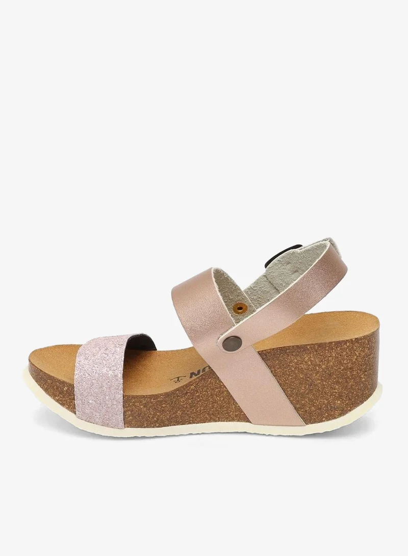 Bayton  Selene Multi Strap Wedge Sandals for Women | Best Price UAE