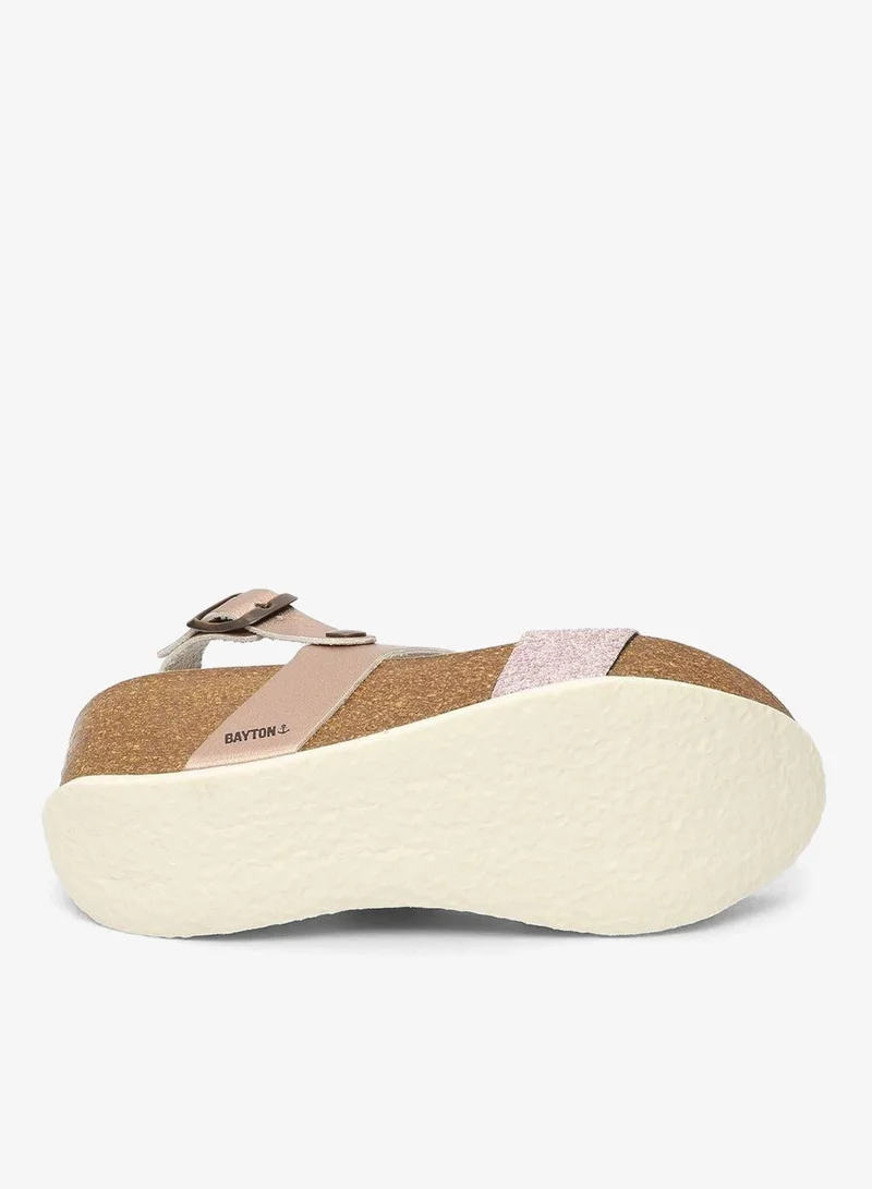Bayton  Selene Multi Strap Wedge Sandals for Women | Best Price UAE