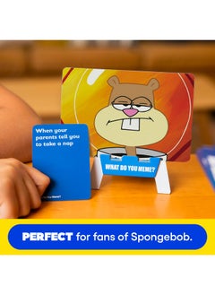 WHAT DO YOU MEME? ® Spongebob Squarepants Expansion Pack - Family Card Games For Kids And Adults  - Image 3