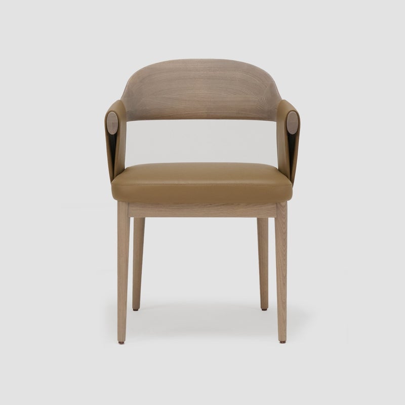 AL HUZAIFA FURNITURE Chad Dining Chair, Upholstered in Microfiber Leather - Image 2