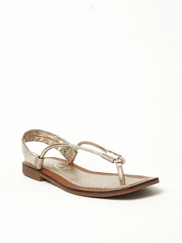 ييزو صنادل نسائية مسطحة بكعب مفتوح من الخلف - مريحة وسهلة الارتداء مع دعم حزام الظهر