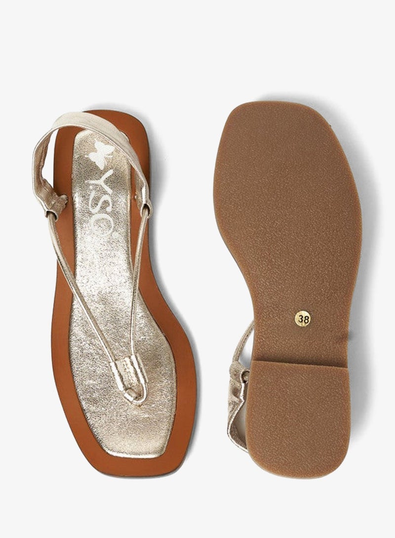 Y.so Women's Flat Slingback Sandals – Slip-On Comfort with Backstrap Support - Image 5