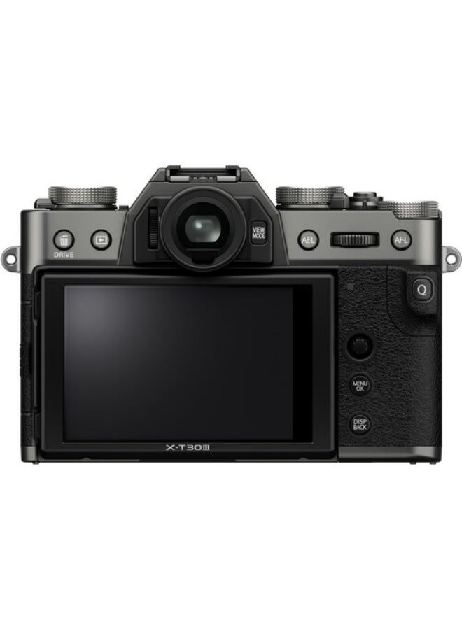 FUJIFILM DIGITAL CAMERA X-T30 III BODY CHARCOAL SILVER - Image 1
