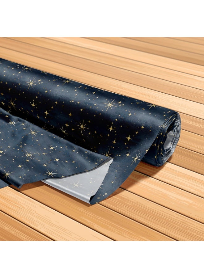 Vellato Al Lail Aramny Silk Fabric By The Yard Gold Stars Design Jalabiya Makhweer Dressmaking 58 Inches Width Luxurious Feel - Image 5