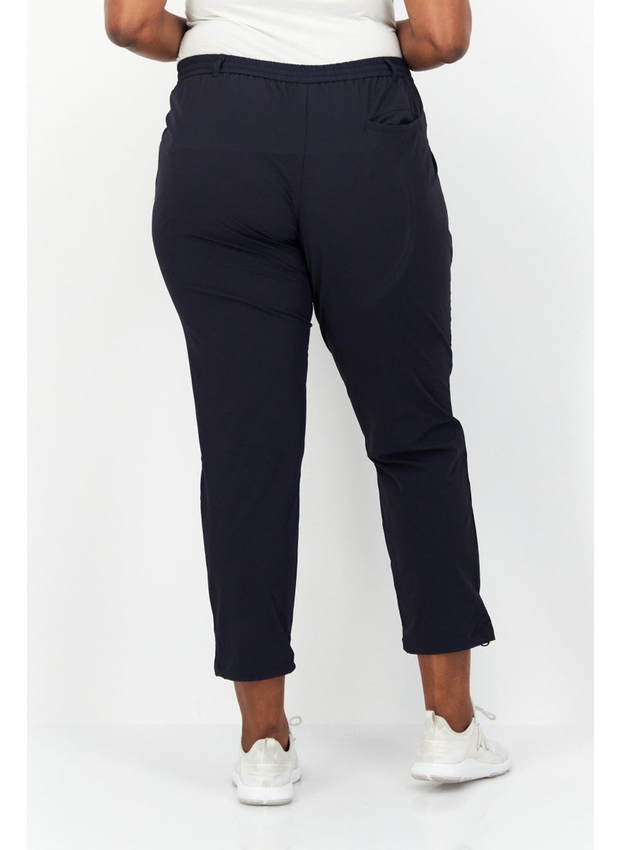 Tchibo Women Sportswear Fit Training Track Pants, Navy  - Image 3