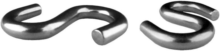 Tri Surge 316 Marine Stainless Steel Heavy Duty S Hooks 4 Pack for Hanging Hammock, Swing, Plants, Utilitty -2.5 Inches Long, 5/16 Inch Thick - Image 3