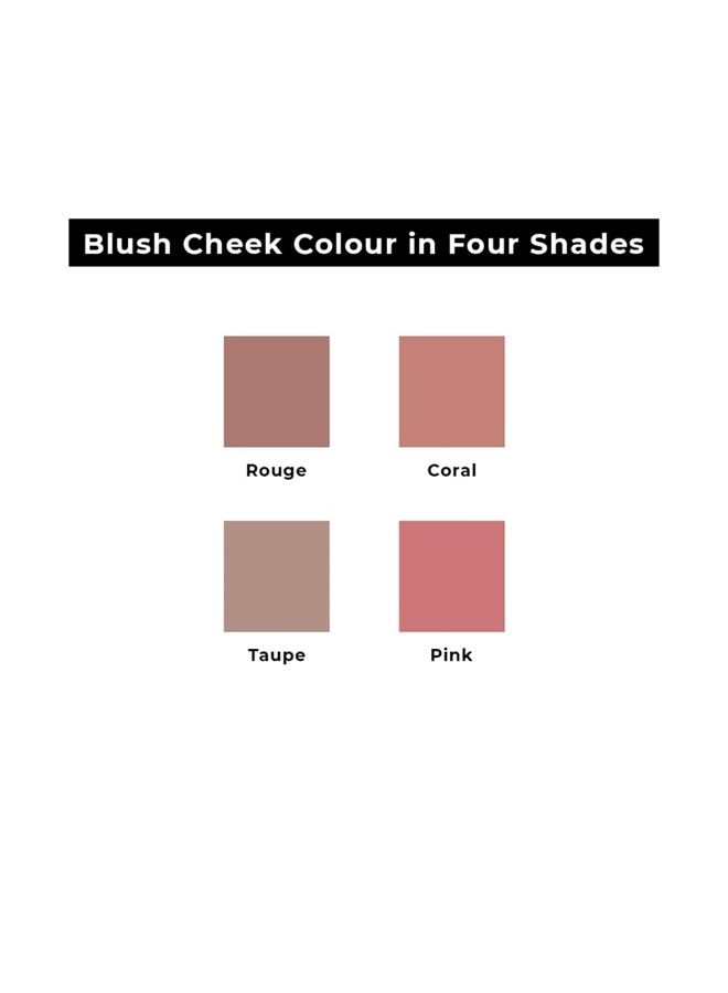 LAMEL Blush Cheek Taupe Color Mini - Natural, Lightweight, Smooth, Blendable Powder - Enhances & Defines Shapes & Features - Shading & Contouring - 4 Universal Shades - Cruelty Free - № 404 (Taupe) - - Image 5