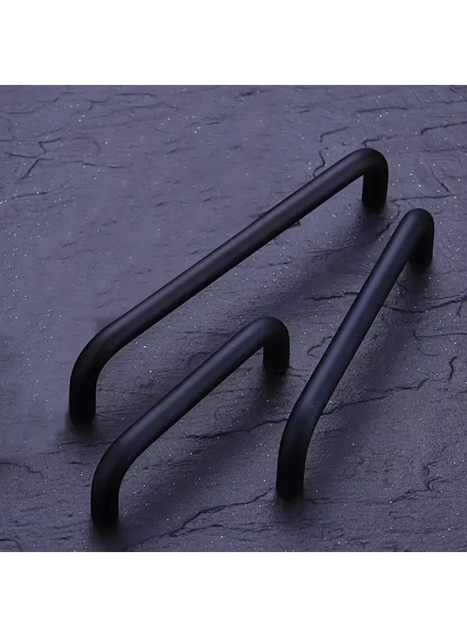 12pcs Black Aluminum Alloy Cabinet Handles 96 Holes Extended Long Lever Pulls Hardware Set - Image 2