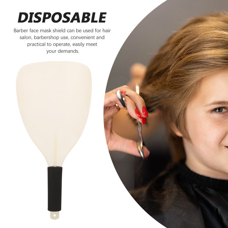 Hair Face Mask, Protective Shield for Hairdressing and Barber Use, Durable Plastic Design - Image 5