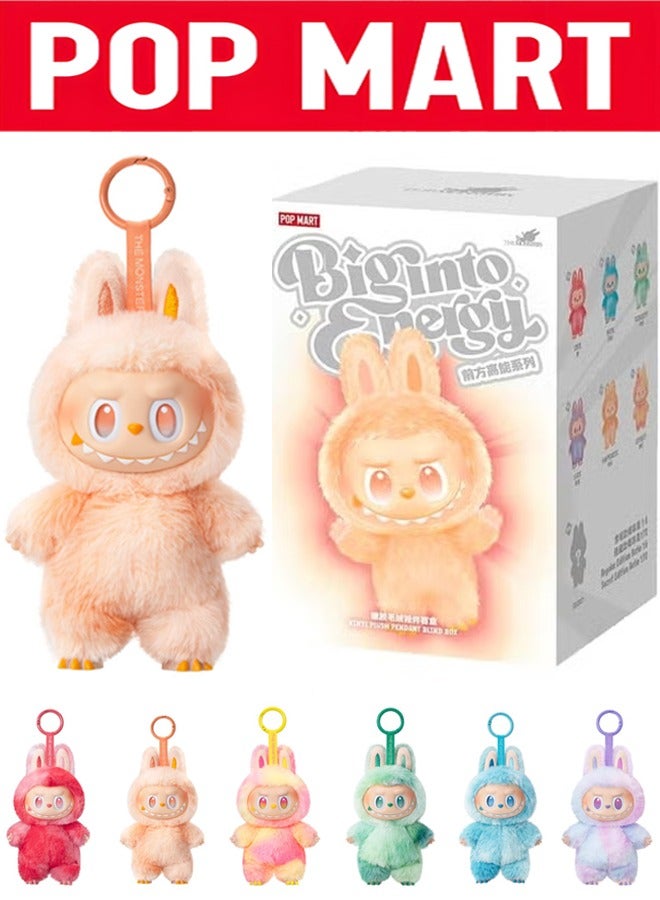 POP MART 100% Authentic Labubu The Monsters Big into Energy Series-Vinyl Plush Pendant Blind Box, Blind Box Figures, Random Design Action Figures Collectible Toys Home Decorations, Single Box  - Image 1