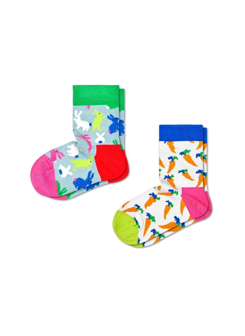Happy Socks 2-PACK KIDS BUNNY SOCK