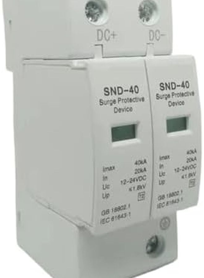 DC SPD Surge Protector 2P 20KA 40KA Surge Arrester 60 120V DC Power Supply - Image 2
