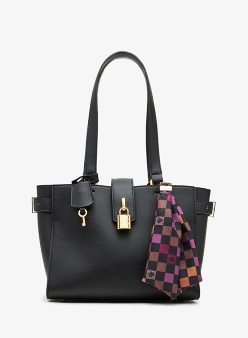 Anne Klein Scarf Detail Tote Bag