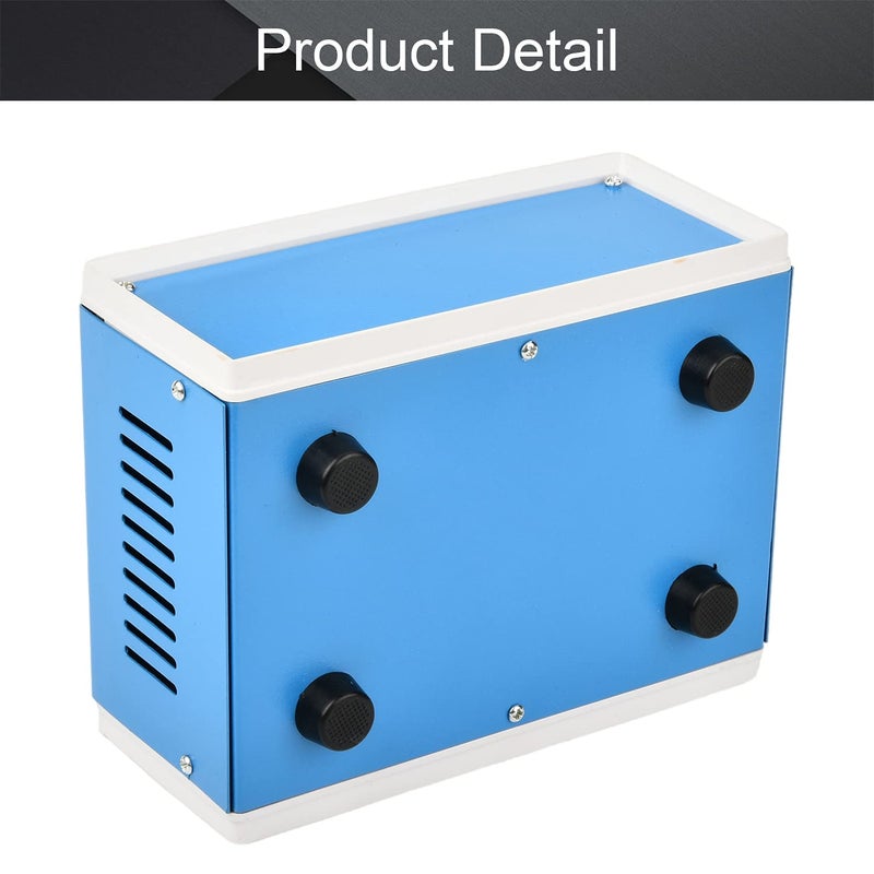 Fielect Metal Enclosure Project Case Electronic Enclosure Blue Project Enclosure Box DIY Case Enclosure Junction Case, 6.69" x 5.12" x 3.15" - Image 4