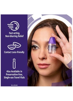 Rohto Dry-Aid Eye Relief Lubricant Eye Drops, Twin Pack (0.34 Ounce Each)  - Image 2