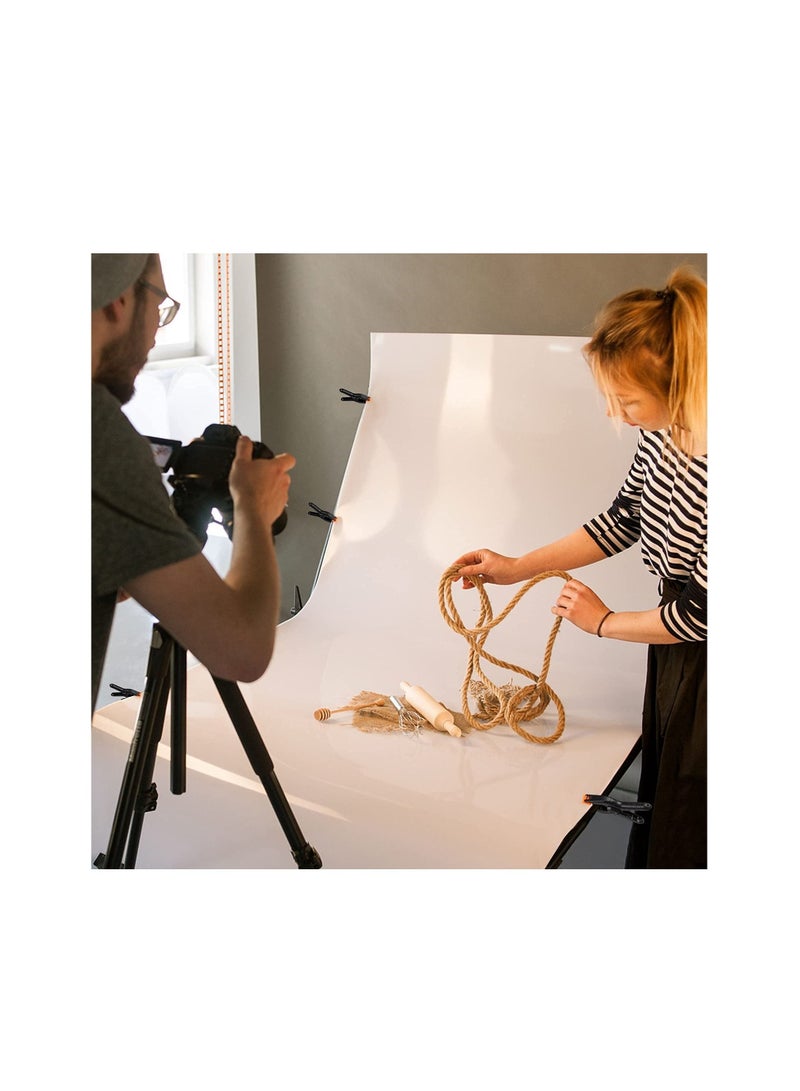 كابتن تيك Spring Clamps, 3.5inch Plastic Clips, Small Backdrop Clips, Professional Clamps Heavy Duty, Spring Clips for Crafts, Backdrop Stand, Home Improvement, Photography Studios 10Pack Black - Image 2