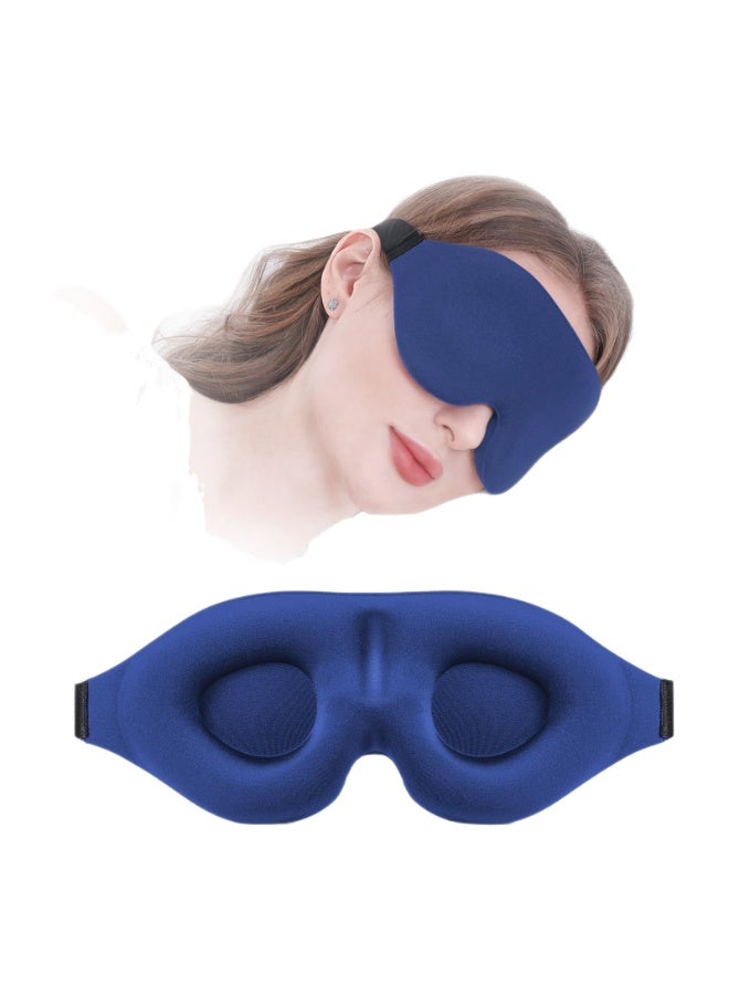 Zero Pressure 3D Sleep Mask, 100% Blackout & Breathable for Side Sleepers, Ultra Soft - Image 3