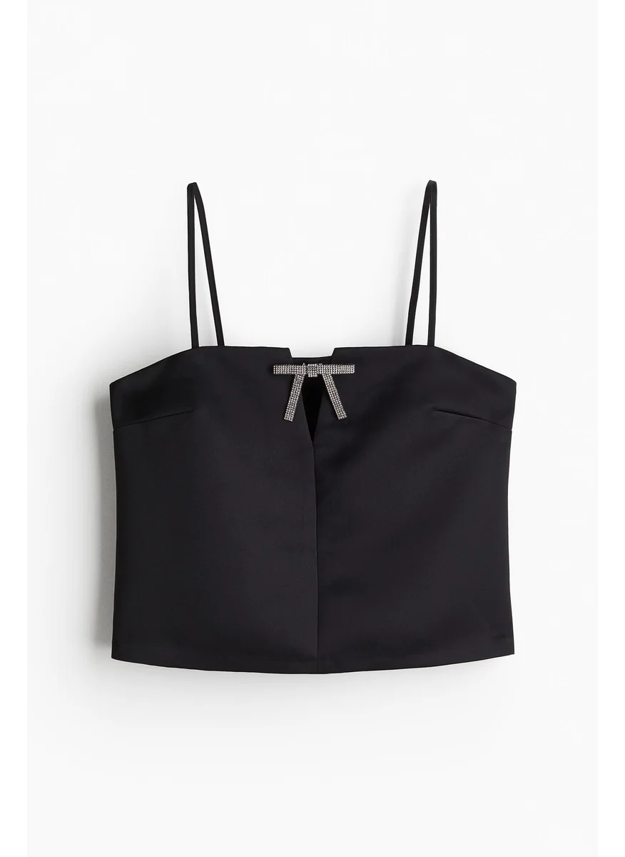 H&M Bow-Detail Strappy Top