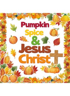 Fall Jesus Christian Bulletin Board Decorations Religious Pumpkin Cutouts Cross Maple Leaves For Thanksgiving School Church Decorations 108Pcs - pzsku/Z91738ED866271B9CC4C7Z/45/_/1731922528/363aeeef-8d8a-4167-9c48-c40a3ddda25f