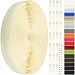 DOITEM 12 Yards Nylon Coil Zipper by The Yards 3 Bulk Zippers for DIY Sewing Craft Bags with Replacement 25PCS Sliders Cream White 3 - Image 2