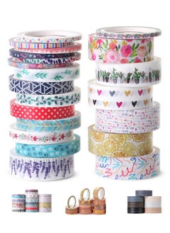 Mr. Pen Washi Tape Set, 21 Rolls, Decorative Cute Floral Washi Tape For Bible Journaling, Bullet Journal Supplies  - Image 1