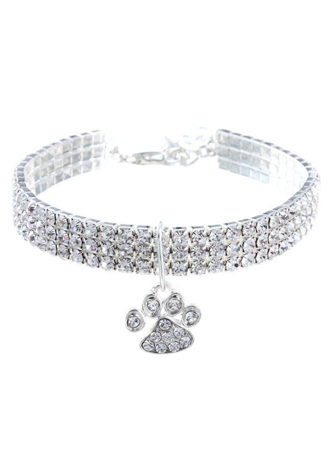 Pet collars with diamonds, adjustable crystal diamond elastic pendants, wedding cats and dogs, small pet necklace jewelry - Image 3