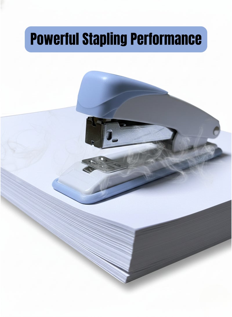 Stapler Set with 12# Pins & Remover, Heavy Duty Metal Stapler for Office School Home Use Durable Compact - Image 4
