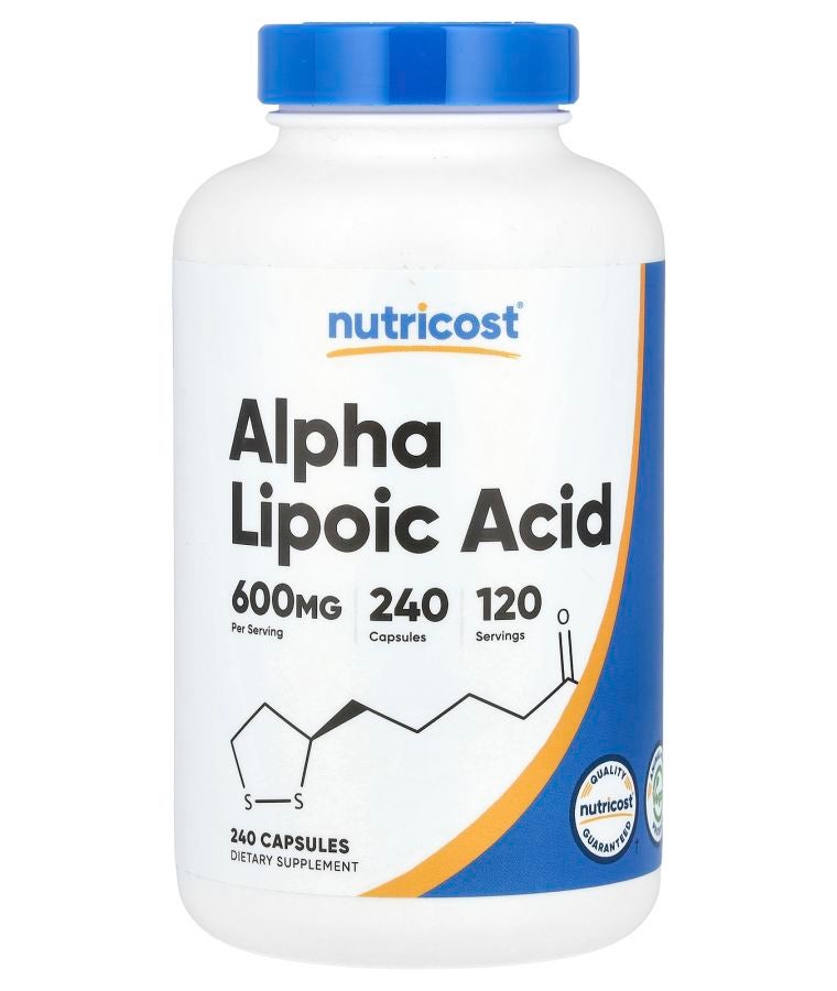 Nutricost Alpha Lipoic Acid 240 Capsules (300 mg per Capsule)