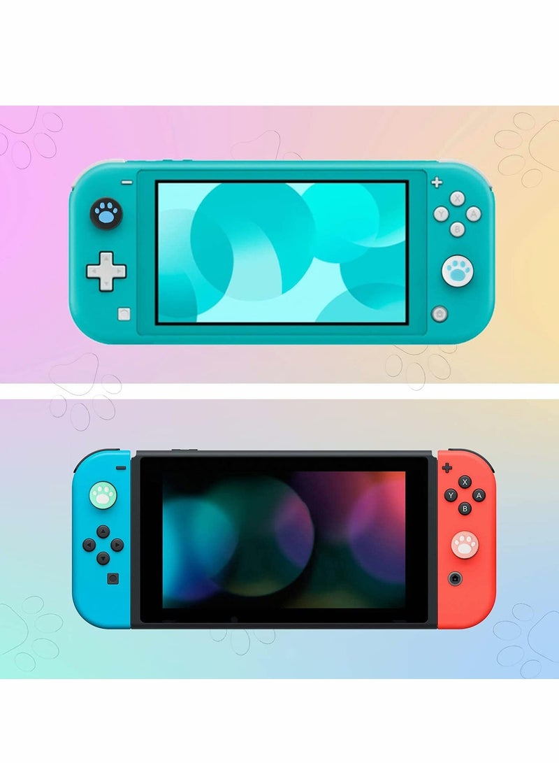 Thumb Grip Caps 28 Pieces Replacement Cat Claw Analog Stick Cover Soft Silicone Cover for Nintendo Switch Joy-Con Controller - Image 4