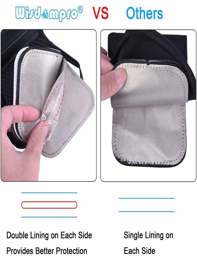 Wisdompro Faraday Pouch for Car Keys, 2 Pack Car Key Signal Blocking Pouch, RFID Blocker for Car Keys, Anti-Theft Remote Keyless Entry Protector - Black - Image 4
