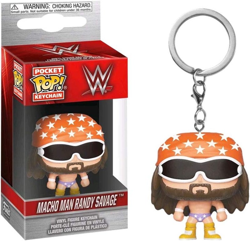 Funko Macho Man Randy Savage POP Vinyl Keychain Multi