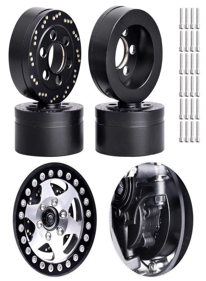أوزان عجلات GoHobby النحاسية لعجلات Beadlock مقاس 1.9 بوصة / 2.2 بوصة لسيارات الزحف التي تعمل بالتحكم عن بعد بمقياس 1/10 (4 قطع) - Image 1