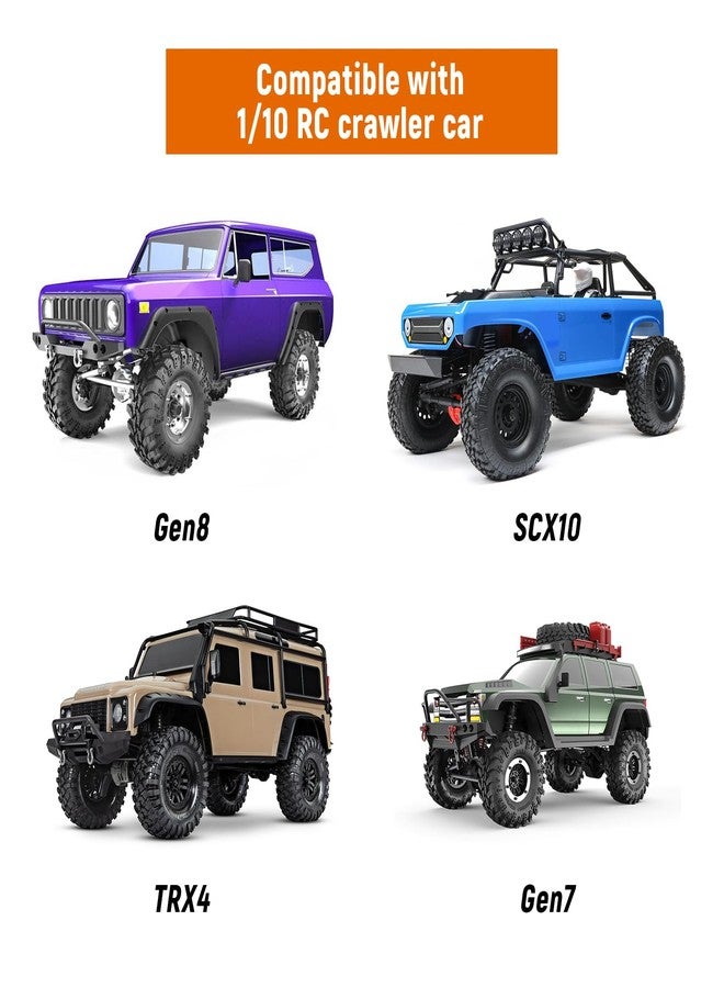 أوزان عجلات GoHobby النحاسية لعجلات Beadlock مقاس 1.9 بوصة / 2.2 بوصة لسيارات الزحف التي تعمل بالتحكم عن بعد بمقياس 1/10 (4 قطع) - Image 2