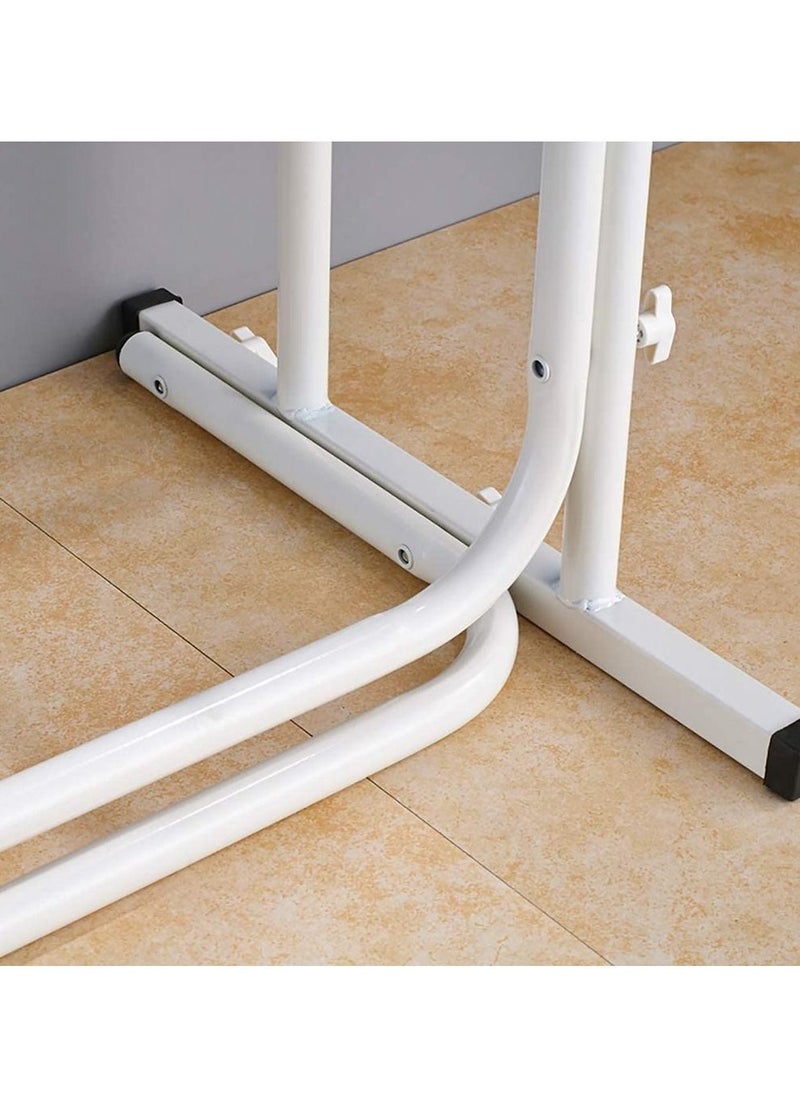 DubaiGallery - Wc Armrest/Standing Aid Medical Toilets, Non-Slip Handrail for Bathroom, Robust Steel Frame, Free Standing Toilet Stick for Older and Disabled People - Image 1