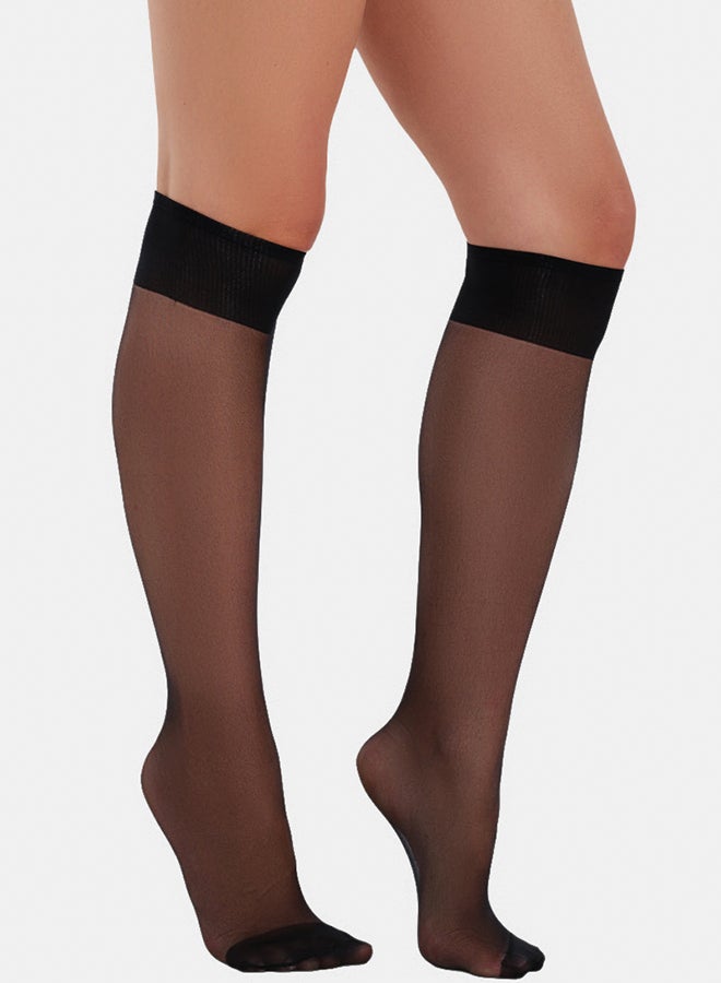 Carina Voile Knee High Socks - Image 2