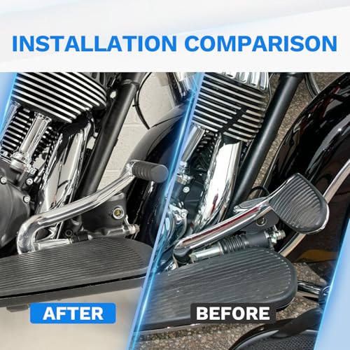 CHIFUN Heel Toe Shifter Gear Shift Lever Pedal for 20142025 Indian Chieftain Dark Horse Roadmaster Classic Chief Vintage Challenger Springfield Motorcycle Accessories Replacement for Indian Chrome - Image 3