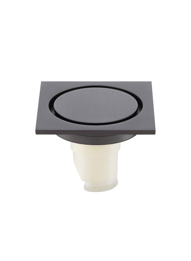 European Style Solid Copper Round Rose Gold Anti-Clog Anti-Odor Universal Hidden Floor Drain for Bathroom DL2203