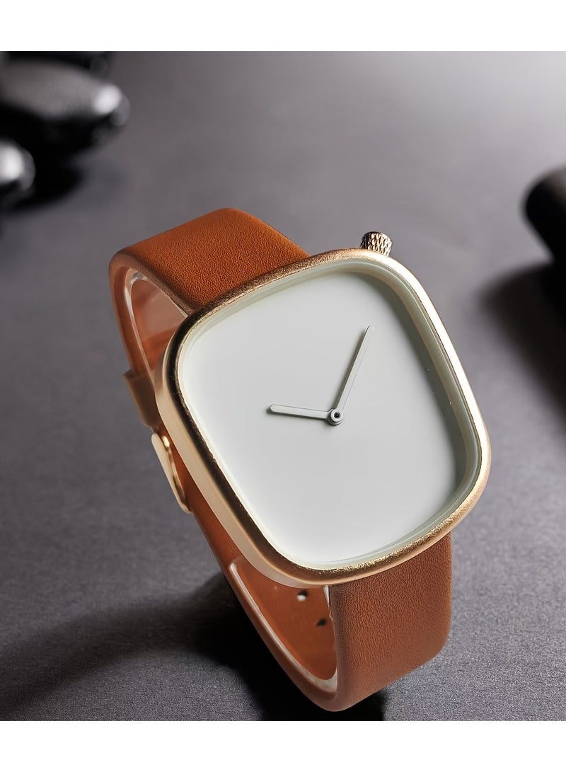 TOMI Minimalist Quartz Watch – Stylish Square Dial, Waterproof & Luminous, Perfect for Daily Wear and Gift Giving, Business Watch | Modern Quartz Watch - Image 2