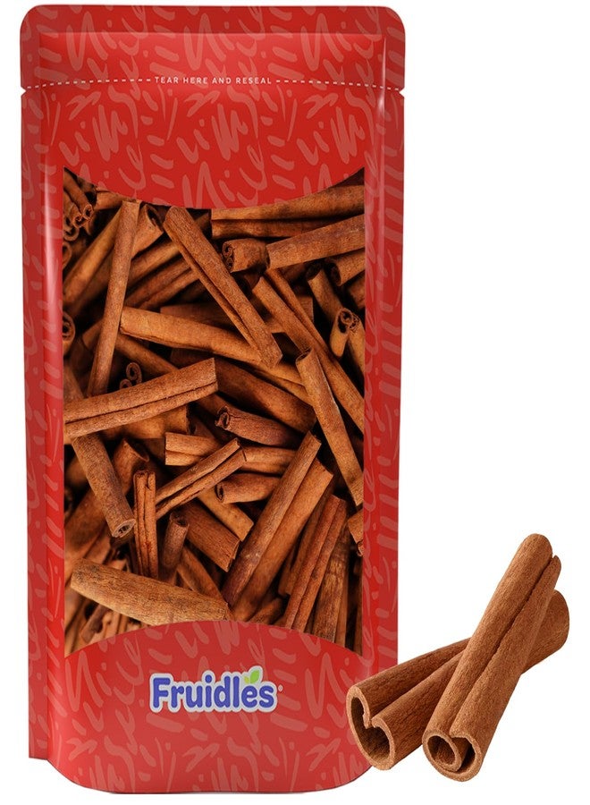Fruidles Cinnamon Sticks, 4 Oz Premium Grade Harvested Natural Cassia Cinnamon, Strong Aroma, Perfect for Baking, Cooking & Beverages, Kosher Certified - - Image 1