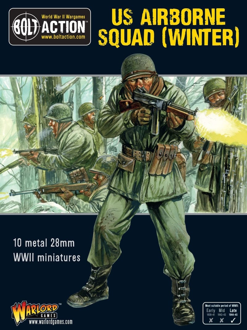 Warlord Games Bolt Action US Airborne Squad Winter - Image 4