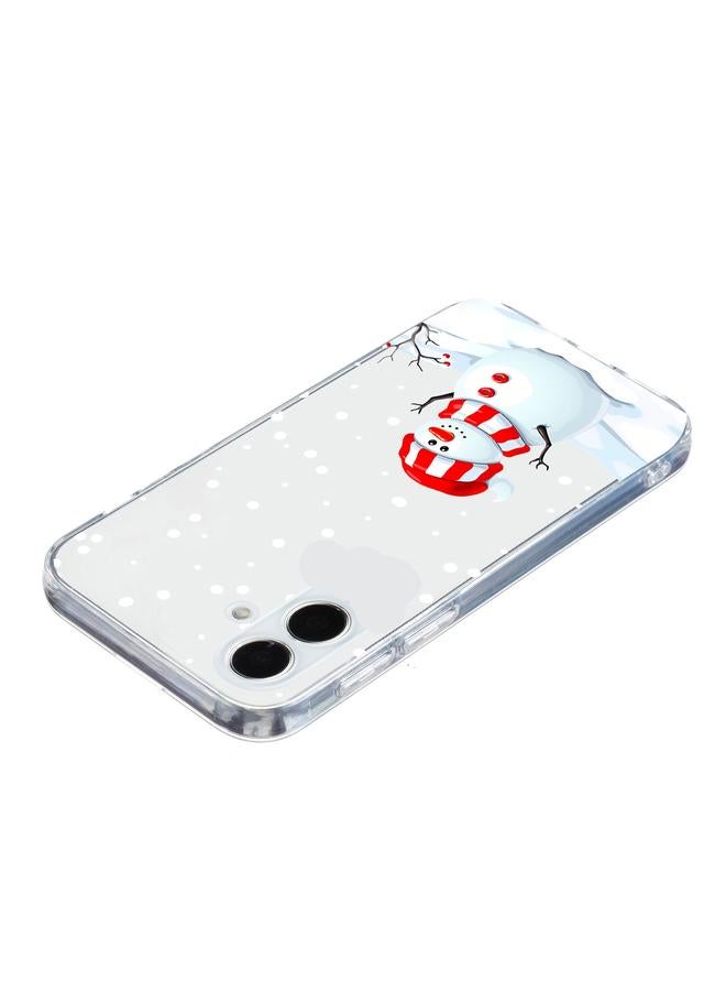 اس-توب جراب لهاتف Samsung Galaxy A05، جراب هاتف شفاف من مادة TPU بنمط عيد الميلاد المرسوم - Image 4